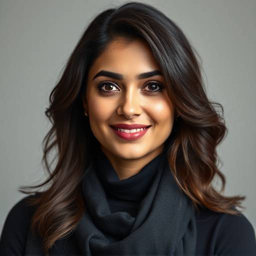 Portrait of Aisha Khan, Studio Manager